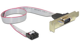Gembird Adaptador de puerto serie DB9M COM 9PIN con cable IDC 10 pines