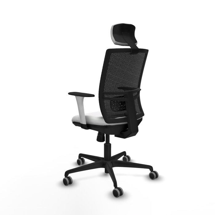 PIQUERAS Y CRESPO Silla de oficina Yunquera con mecanismo Sincro Blanco y Negro PIQUERAS Y CRESPO Silla de oficina Yunquera con mecanismo Sincro Blanco y Negro