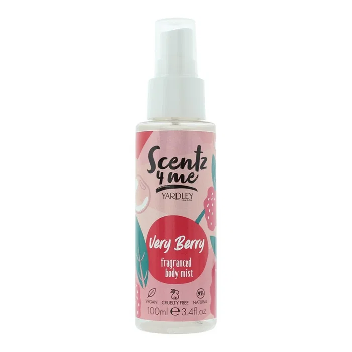 Yardley Scentz 4 Me Very Berry Rocío Corporal 100 ml