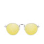 Northweek NS0803002 Gafas de Sol Redondas Unisex Adulto con Lentes Polarizados Amarillos y Montura Transparente