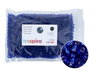 Innspiro Rocalla de Vidrio Redonda Plateado Azul Marino 3,8 mm 500g