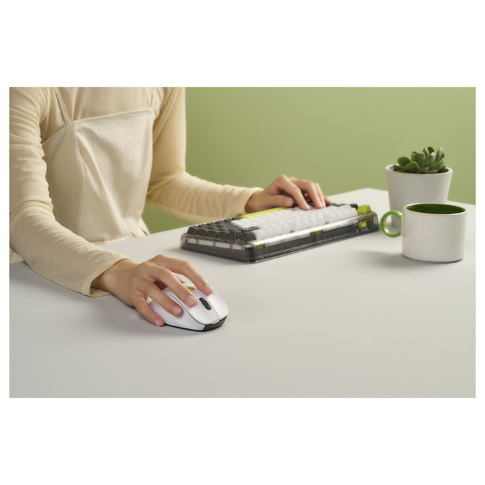 ASUS MD105 /VT-GN Ratón Inalámbrico Verde y Blanco