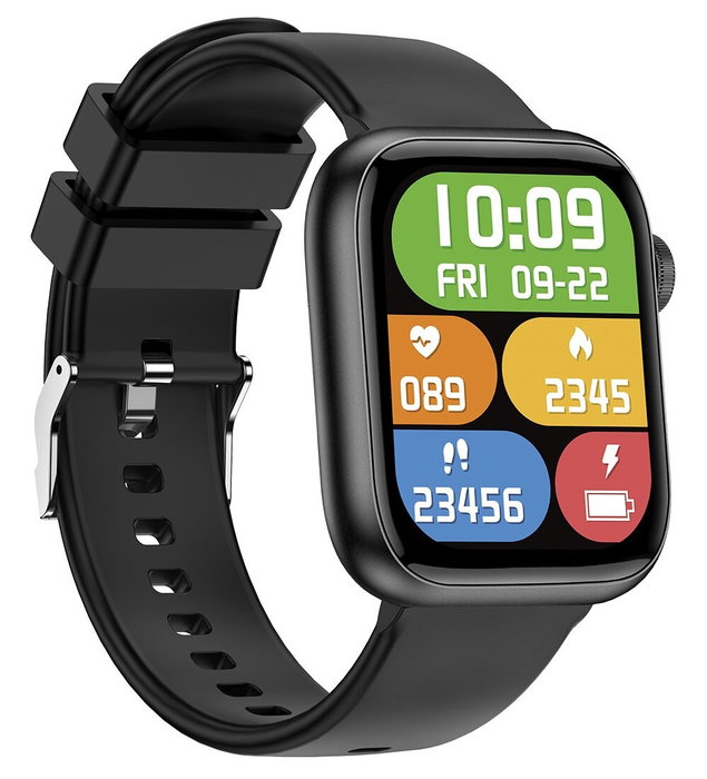 Forever IGO 3 JW-500 Smartwatch, Reloj Inteligente con Pantalla Táctil 1.83", Llamadas Bluetooth, Monitoreo de Salud, IP67, iOS Android, Varios Colores