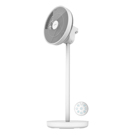 Cecotec 08243 Ventilador de Pie Portátil 3 en 1 con Motor BLDC Silencioso, Batería Recargable 2600mAh, Control Táctil y Mando a Distancia
