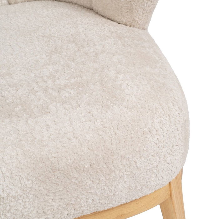 Ixia Sillón Natural-Crema Tejido-Madera