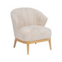 Ixia Sillón Natural-Crema Tejido-Madera