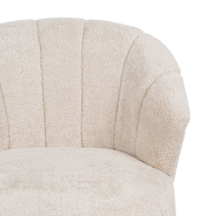 Ixia Sillón Natural-Crema Tejido-Madera