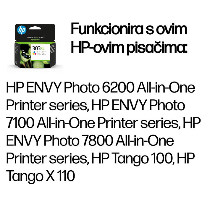 HP Cartucho de Tinta 303XL Tri-Color HP Cartucho de Tinta 303XL Tri-Color