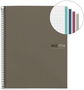 Miquelrius 6084 Cuaderno 100% Reciclado A5 120 Hojas Cuadricula 5x5 Gris Cartón Reciclado