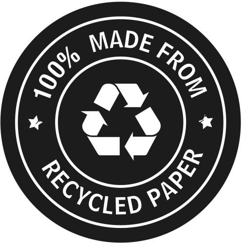 Miquelrius 6084 Cuaderno 100% Reciclado A5 120 Hojas Cuadricula 5x5 Gris Cartón Reciclado