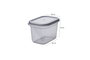 Hermia BNMPEGYAR20-481115 Set de 20 Cajas de Almacenaje de Plástico Color Antracita Organizadores Multifuncionales para Hogar y Cocina