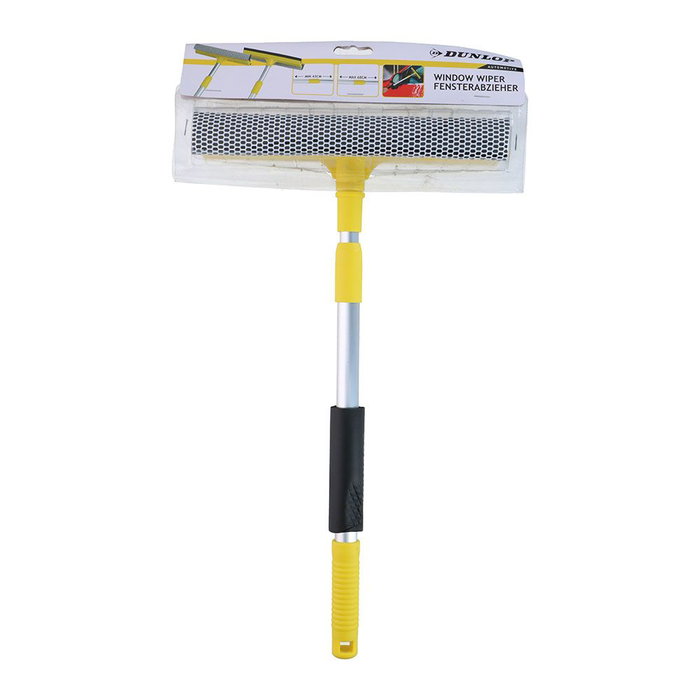 Dunlop Escobilla Limpiacristales Telescópica, Cabezal 25 cm, Mango Ajustable 43-68 cm - Para Coches y Ventanas Dunlop Escobilla Limpiacristales Telescópica, Cabezal 25 cm, Mango Ajustable 43-68 cm - Para Coches y Ventanas