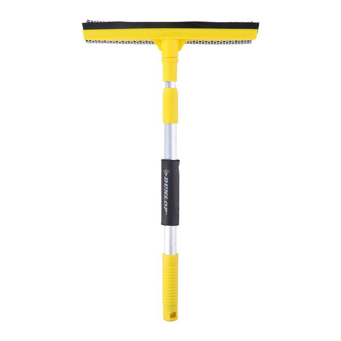 Dunlop Escobilla Limpiacristales Telescópica, Cabezal 25 cm, Mango Ajustable 43-68 cm - Para Coches y Ventanas Dunlop Escobilla Limpiacristales Telescópica, Cabezal 25 cm, Mango Ajustable 43-68 cm - Para Coches y Ventanas