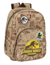 Mochila Escolar Jurassic World Beige 27 x 33 x 10 cm