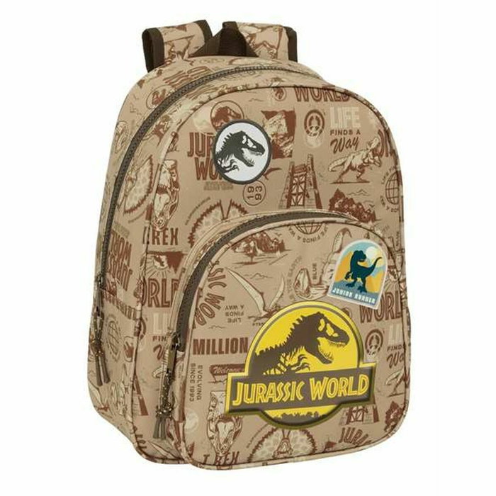 Mochila Escolar Jurassic World Beige 27 x 33 x 10 cm Mochila Escolar Jurassic World Beige 27 x 33 x 10 cm
