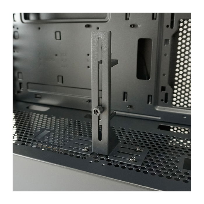 LC-Power 804B Midi Tower Gaming PC Negro con Iluminación RGB Vidrio Templado ATX/Micro-ATX/Mini-ITX para Juegos