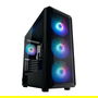 LC-Power 804B Midi Tower Gaming PC Negro con Iluminación RGB Vidrio Templado ATX/Micro-ATX/Mini-ITX para Juegos
