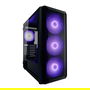 LC-Power 804B Midi Tower Gaming PC Negro con Iluminación RGB Vidrio Templado ATX/Micro-ATX/Mini-ITX para Juegos