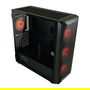 LC-Power 804B Midi Tower Gaming PC Negro con Iluminación RGB Vidrio Templado ATX/Micro-ATX/Mini-ITX para Juegos