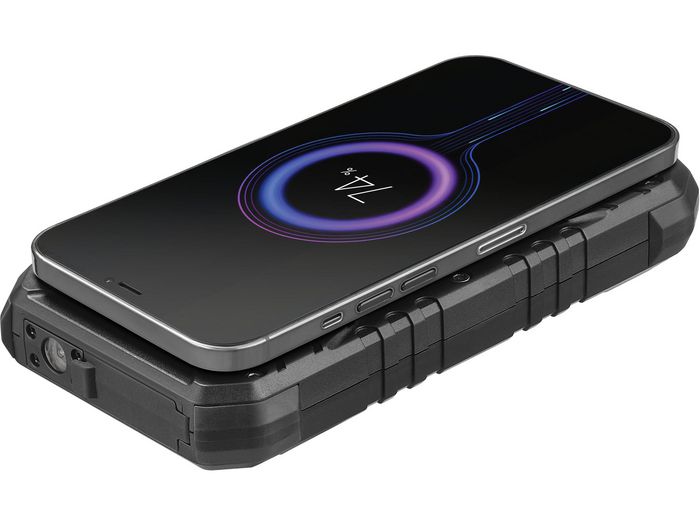 Sandberg Survivor Powerbank 10000 PD20W | Batería Portátil 10000 mAh Impermeable, a Prueba de Polvo y Golpes con Carga Inalámbrica de 15W Sandberg Survivor Powerbank 10000 PD20W | Batería Portátil 10000 mAh Impermeable, a Prueba de Polvo y Golpes con Carga Inalámbrica de 15W