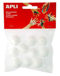 Bolas Poliespan Apli 25 Mm. Bolsa De 10 (Set de 5)