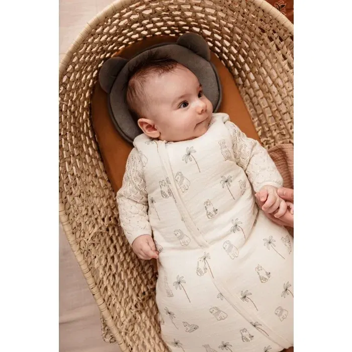 Candide Mini Edredón CAN3275051061219 Blanco Estampado Tigre 55 cm 0/3 Meses