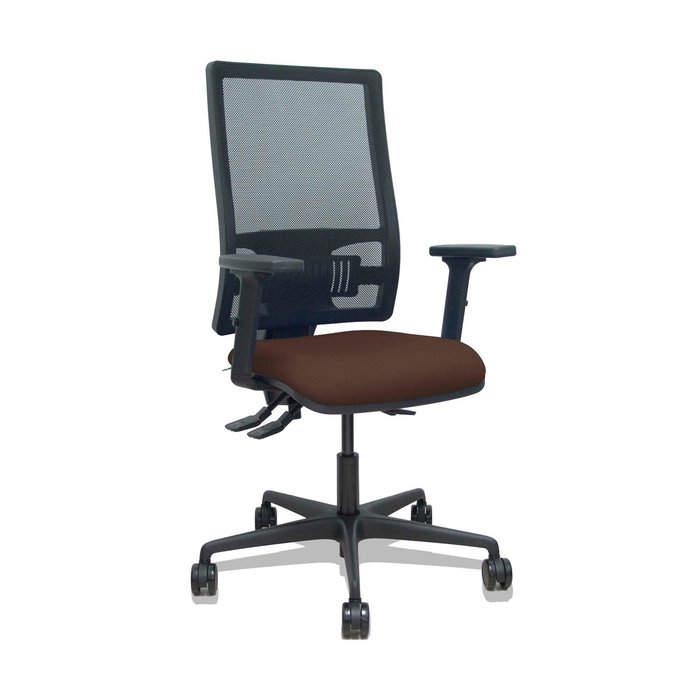 PIQUERAS Y CRESPO Silla Bormate con Mecanismo Asincro, Brazos 2D y Asiento Marrón Oscuro PIQUERAS Y CRESPO Silla Bormate con Mecanismo Asincro, Brazos 2D y Asiento Marrón Oscuro