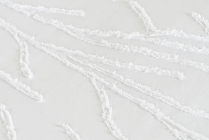 DKD Home Decor Colcha Boho Blanco 260 x 180 cm Poliester DKD Home Decor Colcha Boho Blanco 260 x 180 cm Poliester