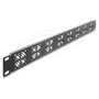 DeLOCK 67414 Tapa trasera para rack de 19 pulgadas con 8 ventiladores