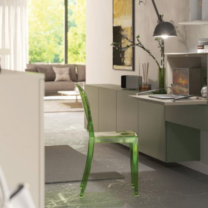 ITALIANA FERRAMENTA Compás Kraby Desk L355 Descendente Acabado Gris para Puertas