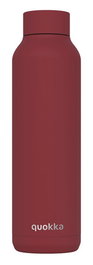 QUOKKA Botella Termo de Acero Inoxidable 630 ml, Color Firebrick Red, Modelo Solid Jet