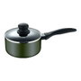 San Ignacio Cazo Experto de Aluminio Prensado con Tapa, Ø16 x 8 cm, Verde