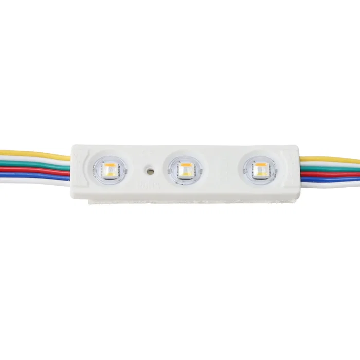 Módulo LED RGBWW PRO para Rótulos Luminosos, Letras Corpóreas y Cajas de Luz - 0.96W 12V IP65 120° - Módulo LED Decorativo y Profesional Interior/Exterior