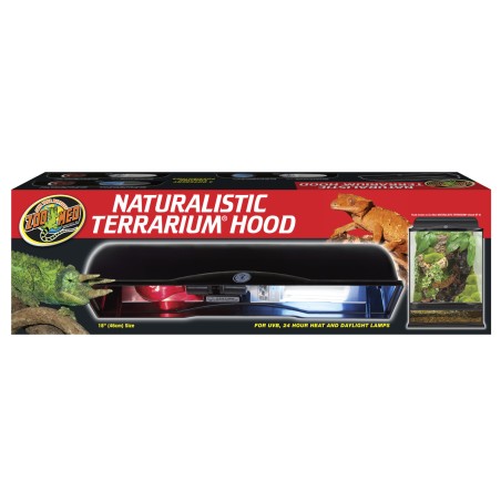 ZooMed Pantalla Naturalistic Terrarium 2x60 W para Terrarios de 30cm y 46cm - Calor Día/Noche y UVB ZooMed Pantalla Naturalistic Terrarium 2x60 W para Terrarios de 30cm y 46cm - Calor Día/Noche y UVB