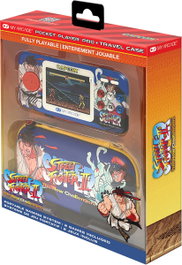 MY-MY ARCADE GAMING My Arcade Portable Gaming System Pocket Player Pro Super Street Fighter II + Travel Case