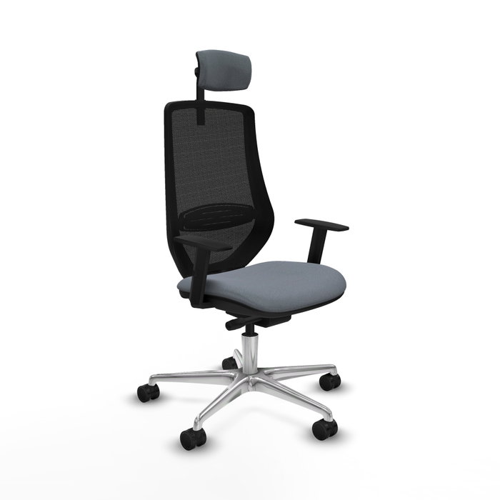 PIQUERAS Y CRESPO Silla de oficina Mardos con mecanismo Sincro/Traslack Gris y Negro PIQUERAS Y CRESPO Silla de oficina Mardos con mecanismo Sincro/Traslack Gris y Negro