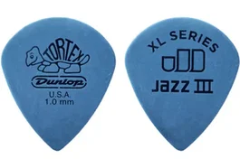 Dunlop Tortex Jazz III Bolsa de 72 púas de guitarra, 1.00mm