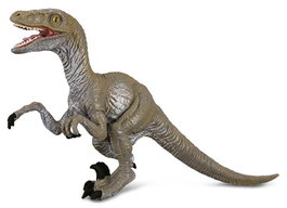 Collecta 88034 Velociraptor -M- Réplica a escala de juguete educativo pintada a mano para coleccionistas