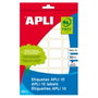 Apli Etiquetas Adhesivas 19x27mm Escritura Manual Blanco