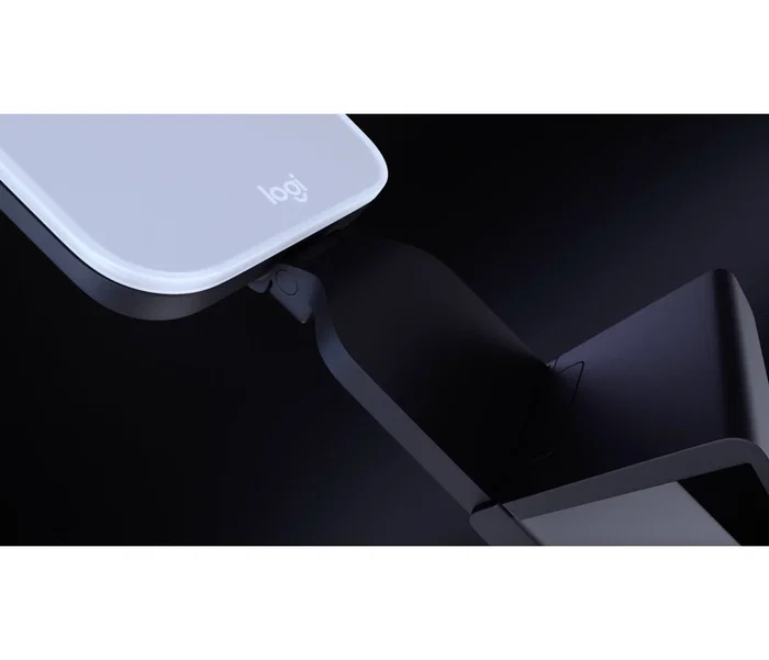 Logitech Litra Glow Luz de Streaming Premium LED con Cabezal Truesoft, 250 lm, 2700K-6500K, USB-C, Cable 1.5 m, Grafito