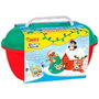 Juego de Plastilina Jovi PLAY&FUN Christmas Adventure Multicolor (4 Unidades)