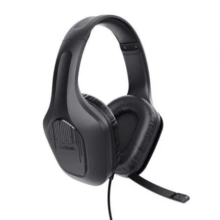 Trust Auriculares Gaming GXT 475 Zirox con Micrófono, Diadema Ajustable, Jack 3.5mm, Color Negro