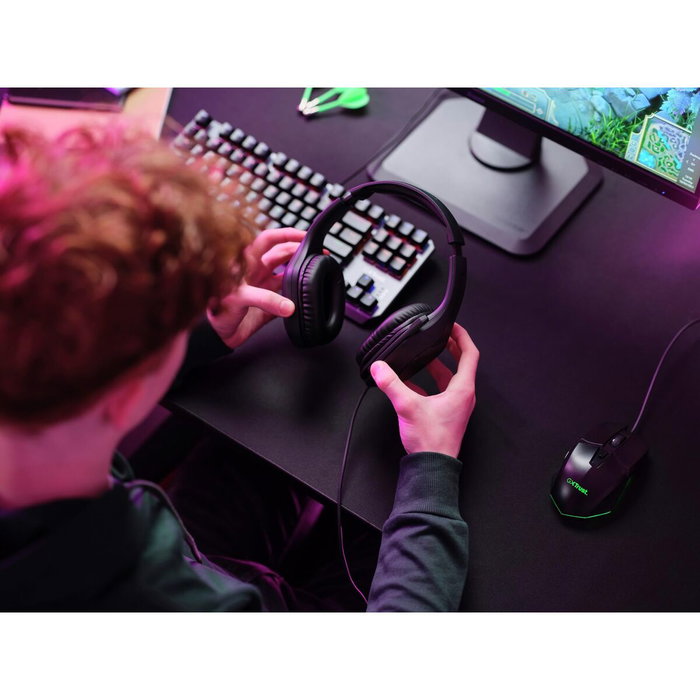Trust GXT 415 Zirox Auriculares Gaming con Micrófono Negro