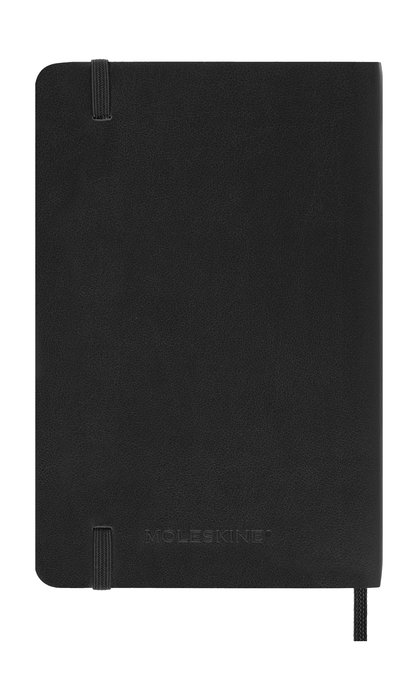 Moleskine Agenda 18M Semanal 2025-2026 Negra Tapa Blanda 9x14 cm DSB18WN2Y26