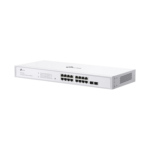 TP-Link FS318G - Switch Gestionado Gigabit 16 Puertos Ethernet (10/100/1000) y 2 SFP, Montaje en Rack, Blanco TP-Link FS318G - Switch Gestionado Gigabit 16 Puertos Ethernet (10/100/1000) y 2 SFP, Montaje en Rack, Blanco