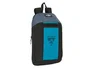 Safta Mini Mochila Cremallera Vertical Reciclable Blackfit8 California