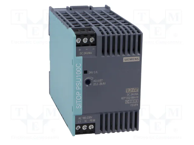 SIEMENS SITOP compact 6EP1332-5BA10 96W 24VDC 4A