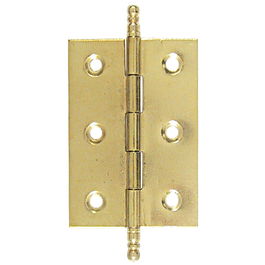 LIM Bisagra Plana Vera P Latonado Medidas 50x40mm Acabado Hierro Para Muebles