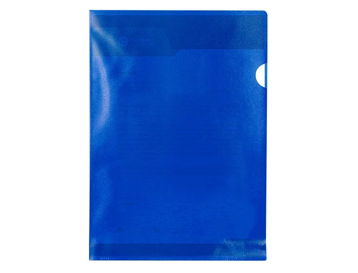 Q-connect Carpeta Dossier Uñero Plástico DIN A4 120 Micras Azul Caja 100 Unidades