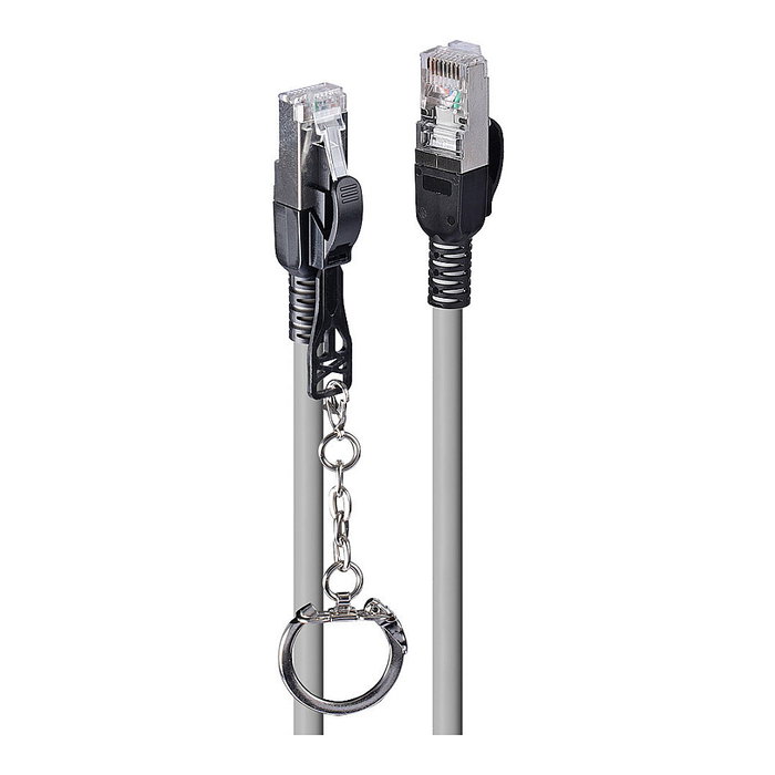 LINDY Patchkabel Cat.6A S/FTP 2m gris verriegelbar - Cable de red RJ45 LINDY Patchkabel Cat.6A S/FTP 2m gris verriegelbar - Cable de red RJ45
